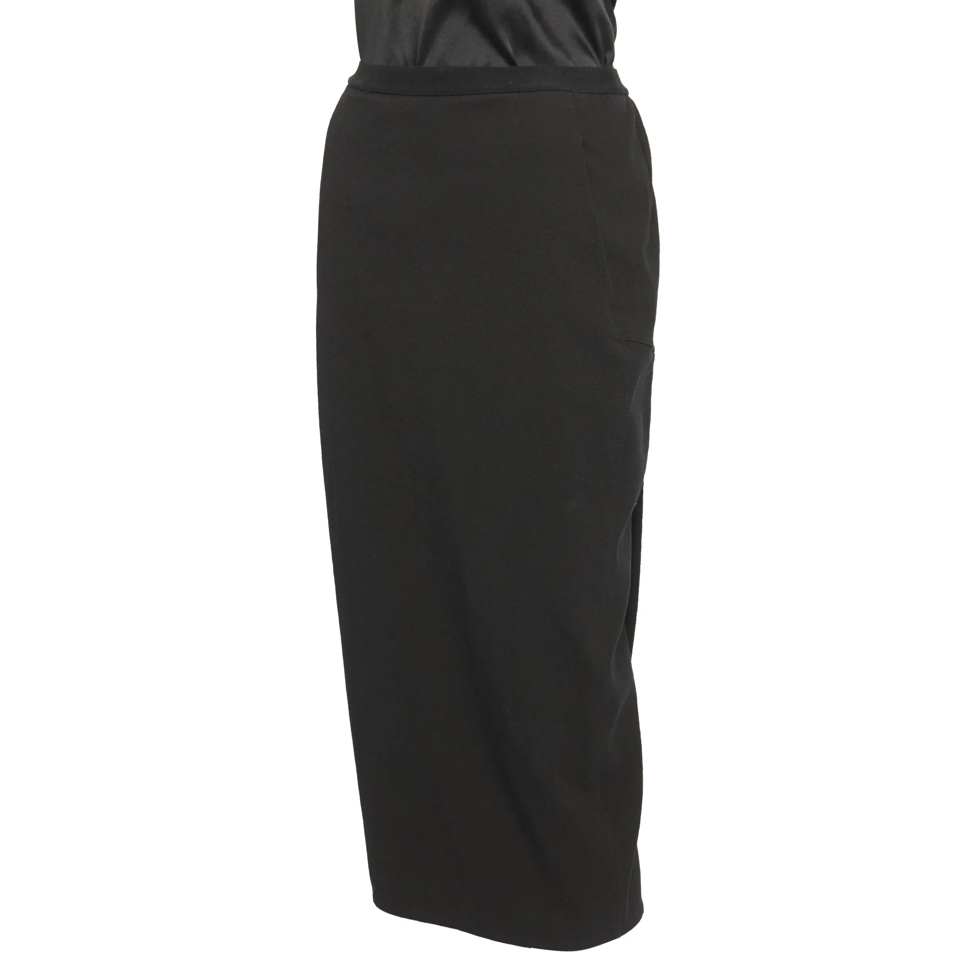 2019 Black Preowned Pencil Skirt