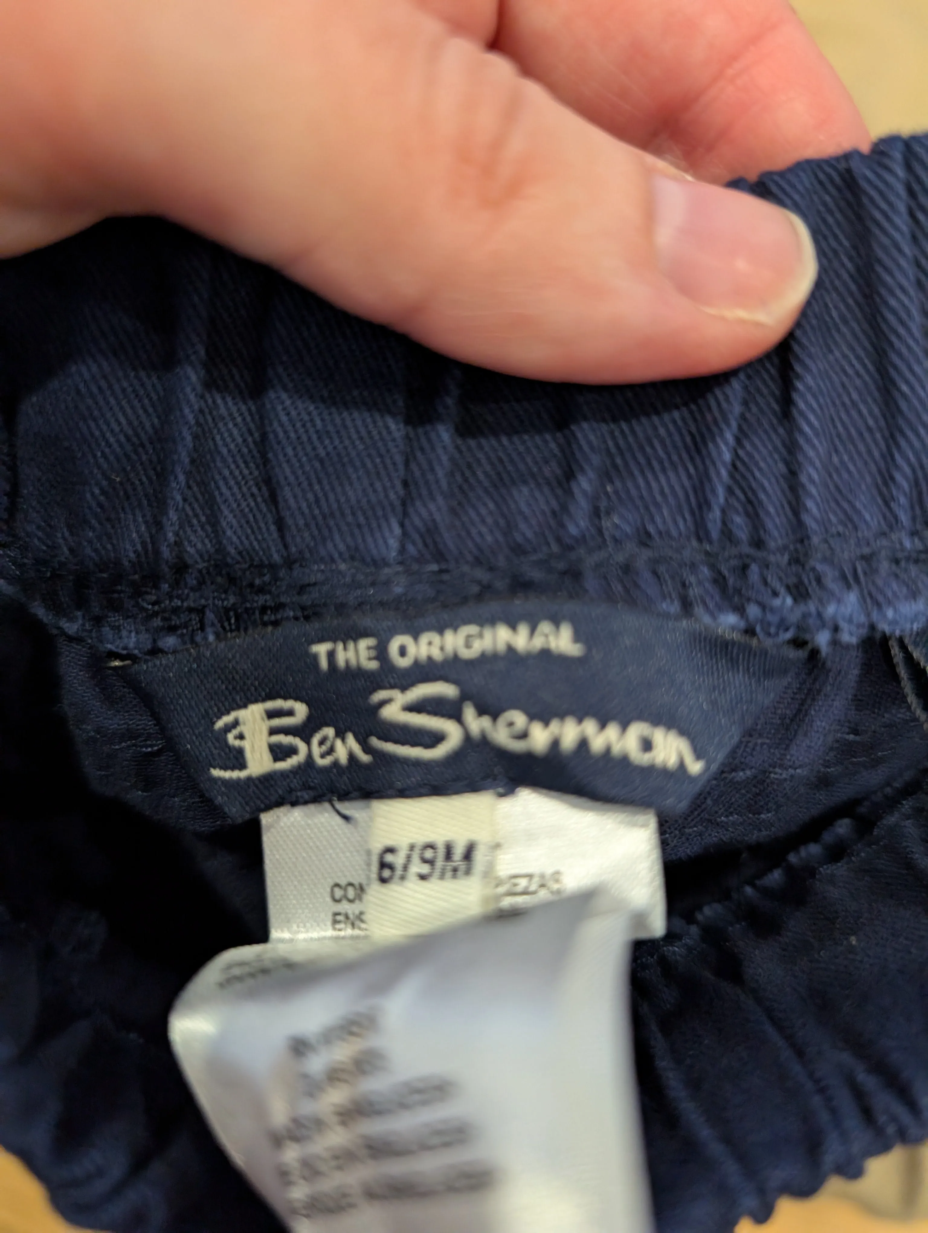 3 pairs of Boys 6-9 month pants - Ben Sherman   Unknown, Kids 9 Month (6-9M)