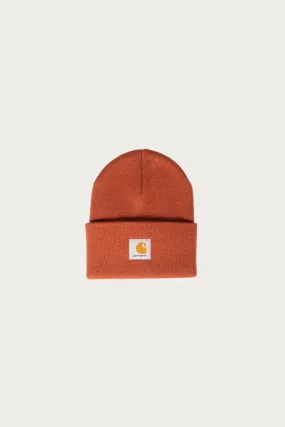Acrylic Watch Hat - Vermillion