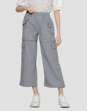 Aero Woven Wideleg Meow Celana Panjang Anak Perempuan