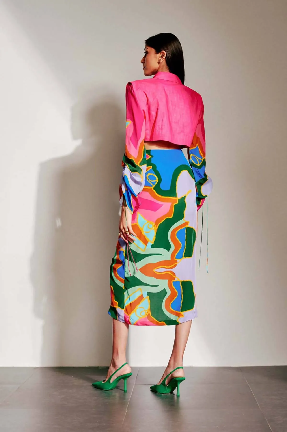 Arch Ruched Skirt
