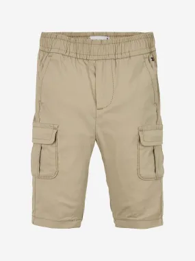Baby Boys Cargo Pants in Beige