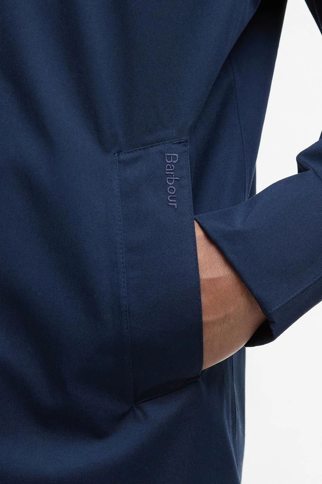 Barbour coat Rokig mens' lightweight waterproof jacket in Navy MWB0856NY73