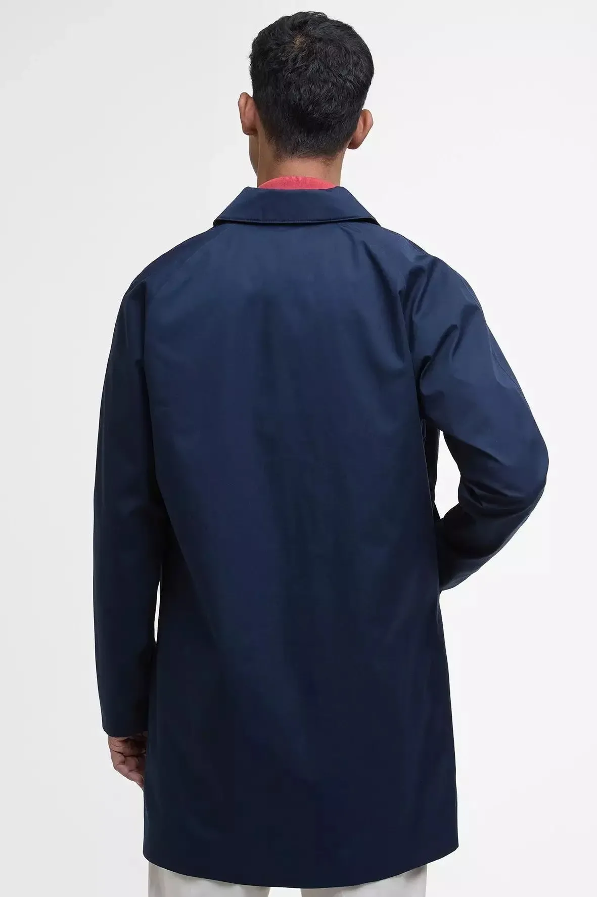 Barbour coat Rokig mens' lightweight waterproof jacket in Navy MWB0856NY73