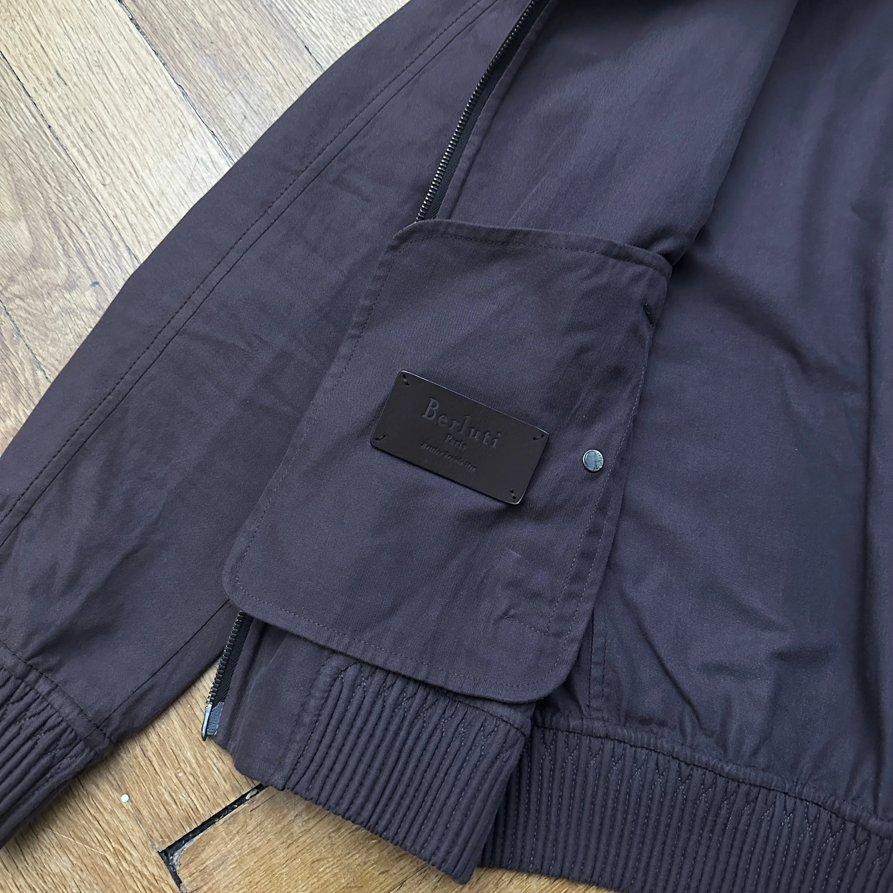 Berluti SS14 Sample Cotton Bomber Jacket