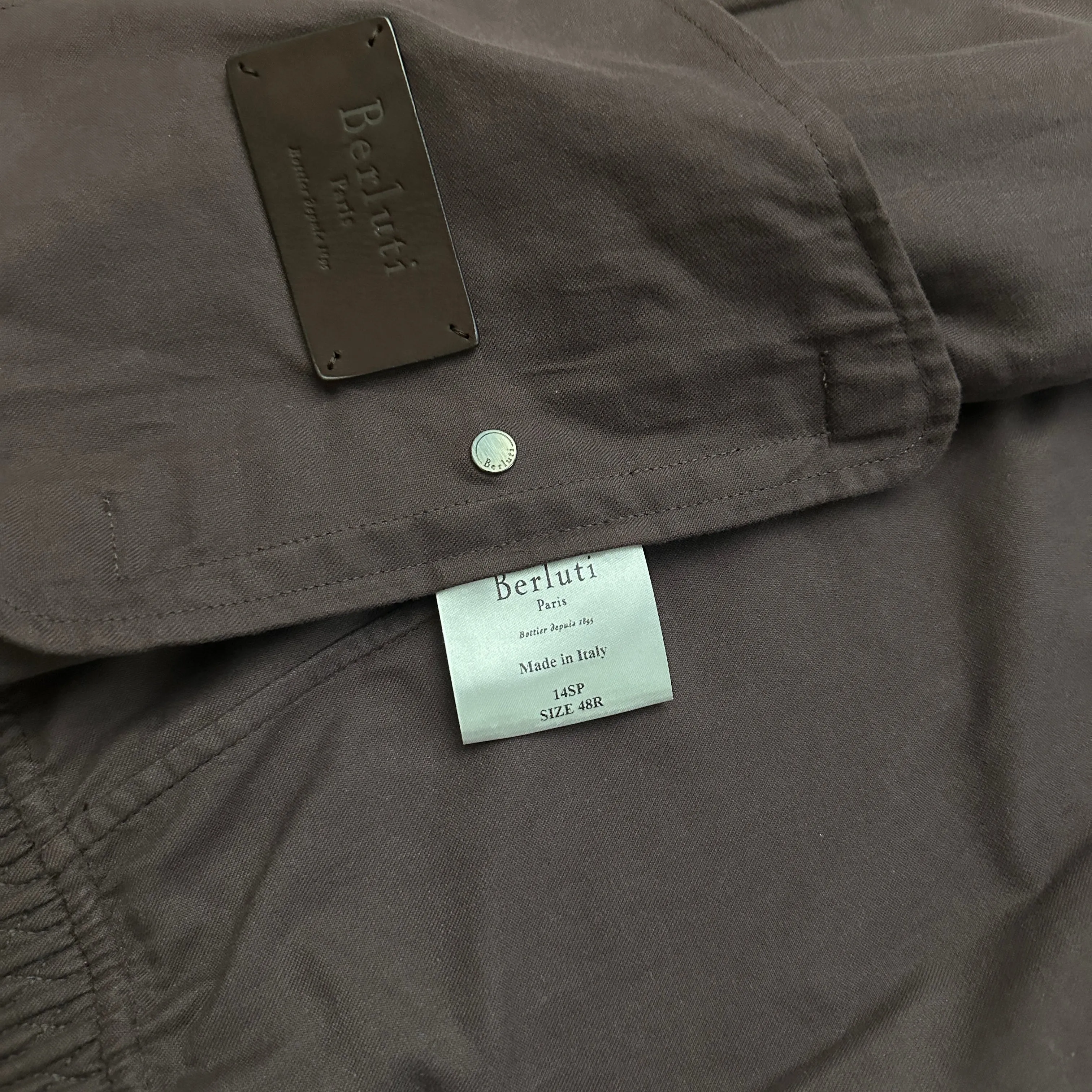 Berluti SS14 Sample Cotton Bomber Jacket