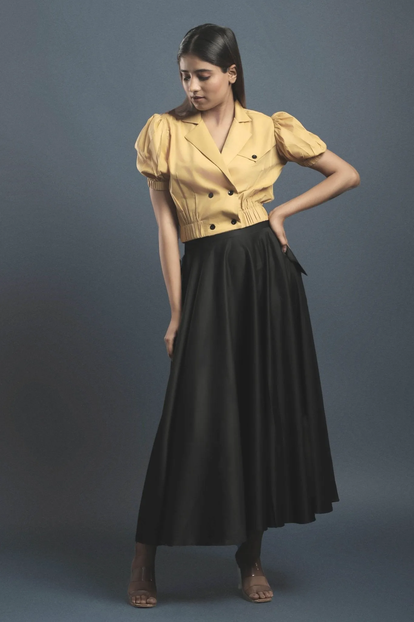 Black Circular Skirt