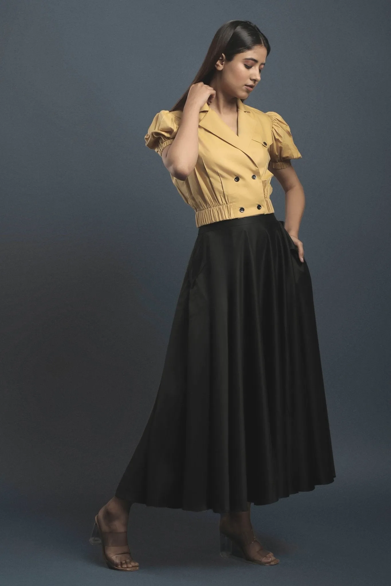 Black Circular Skirt