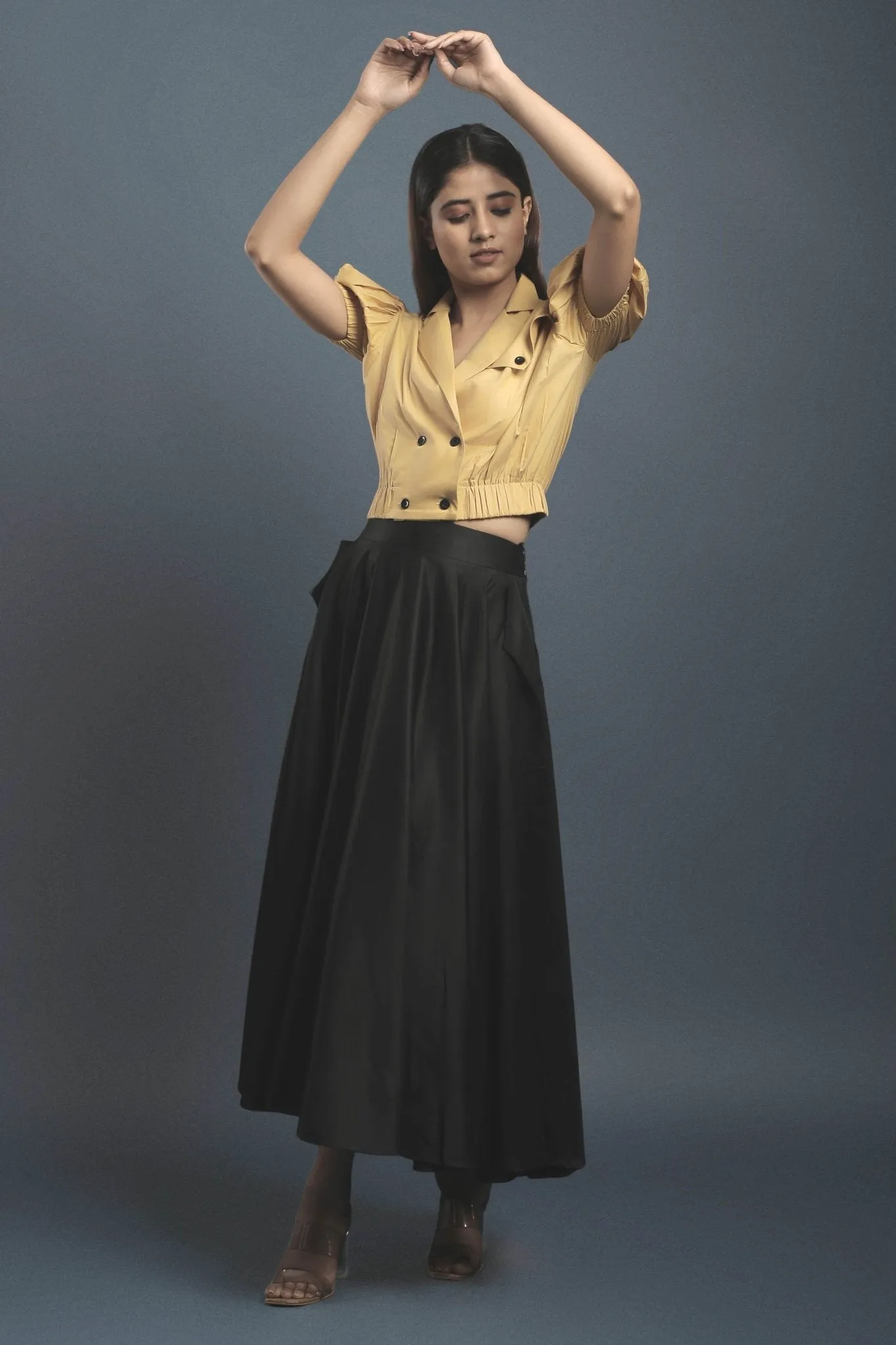 Black Circular Skirt