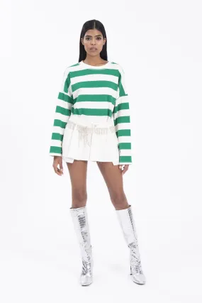 BSL Women Low rise pleated velvet mini skirt - Maarssen