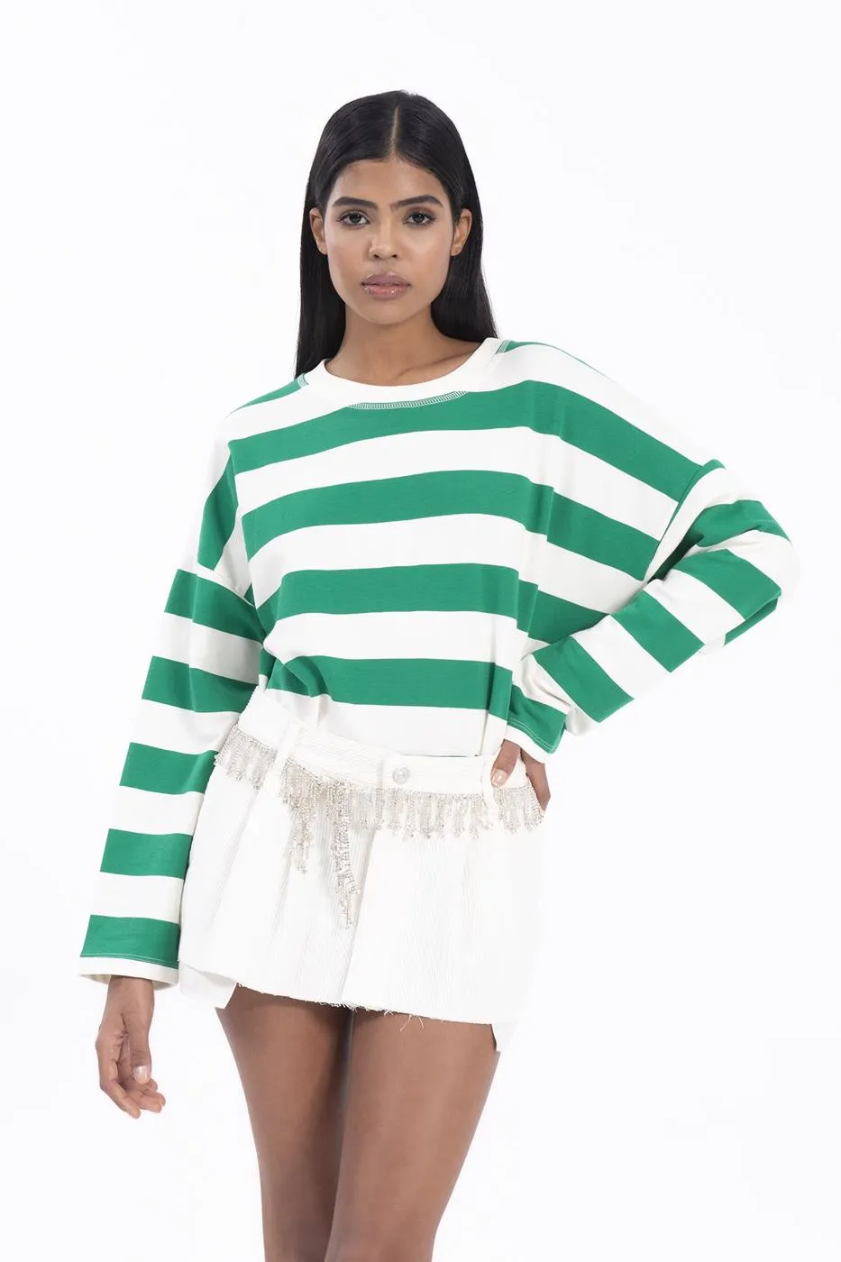 BSL Women Low rise pleated velvet mini skirt - Maarssen