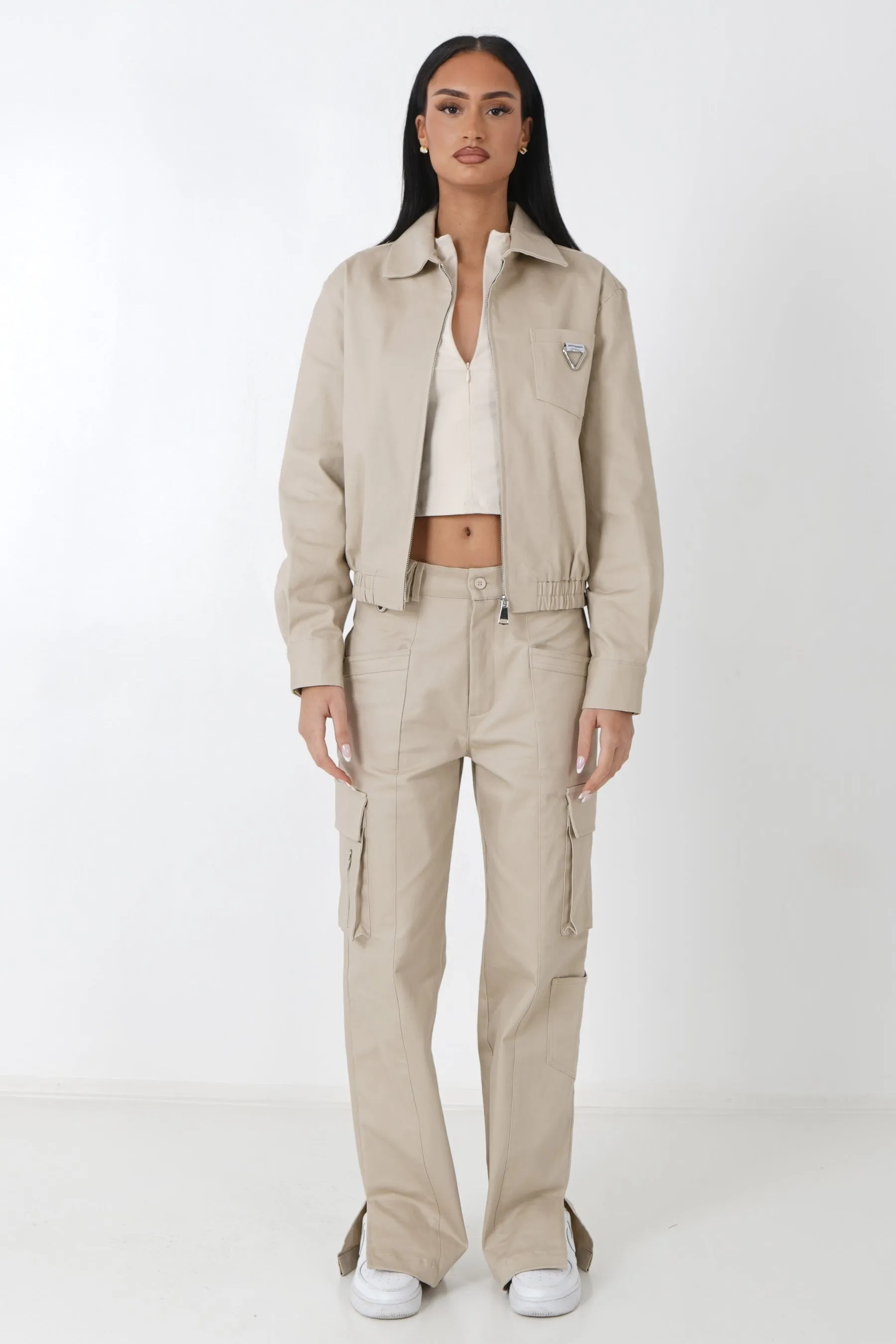Cargo pants utility 34355-GREI