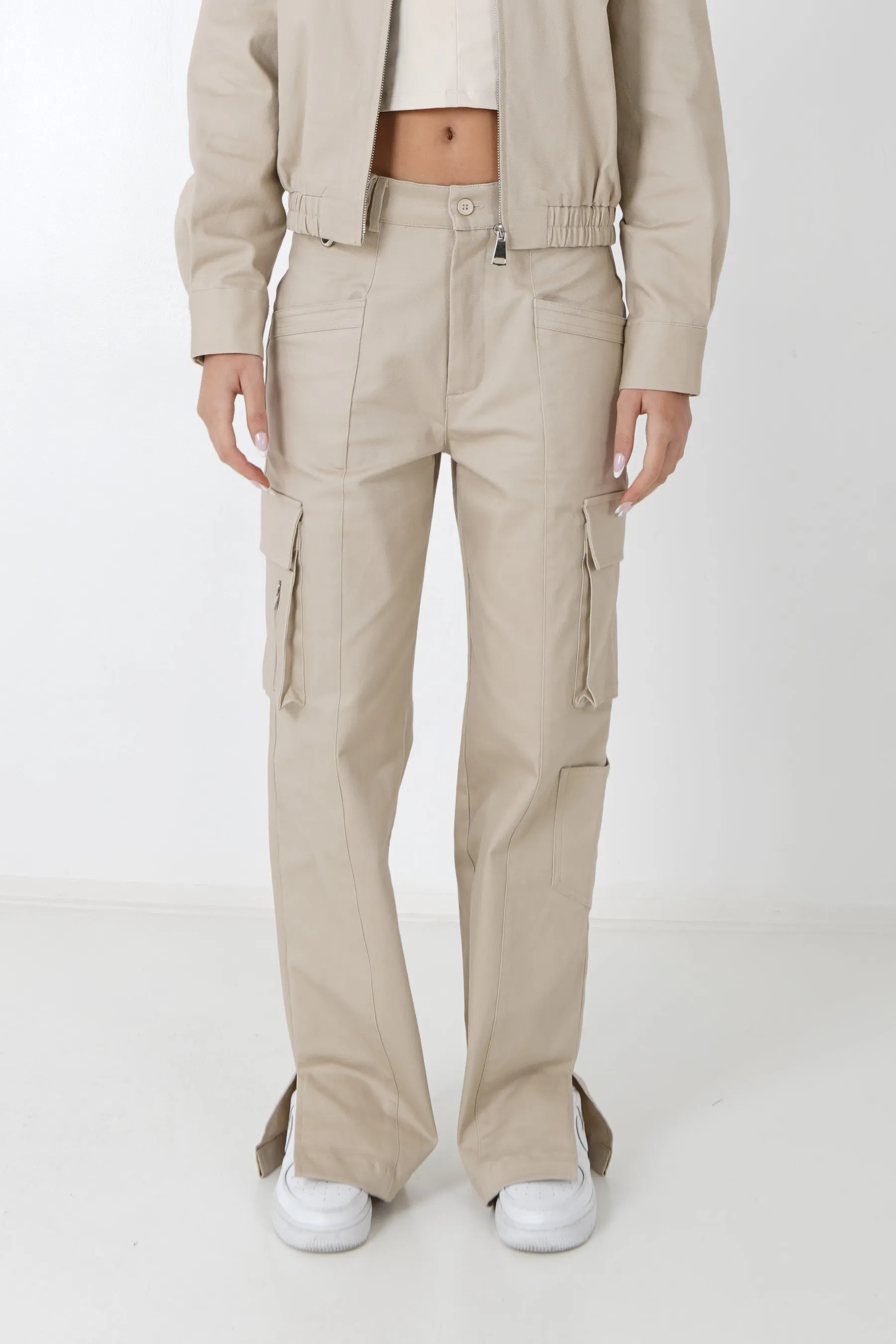Cargo pants utility 34355-GREI