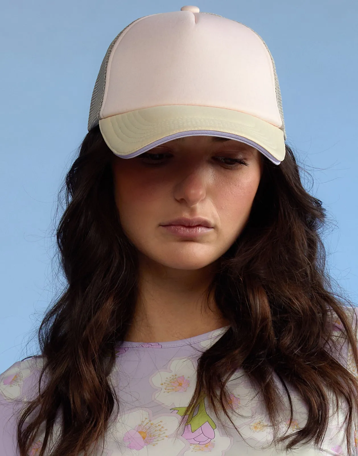 Colorblock Trucker Hat