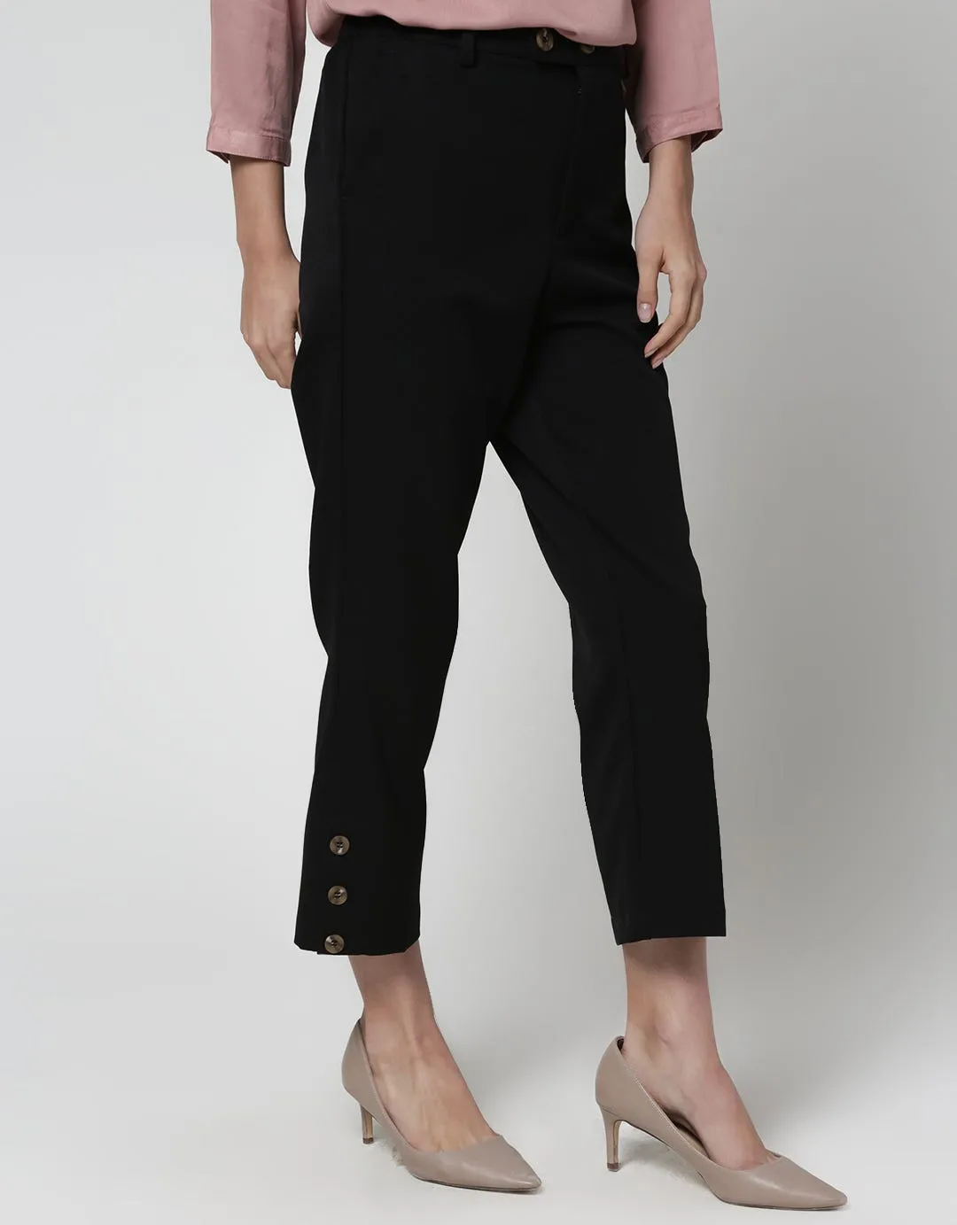 Connexion Long Pants Vlntn With Button Details