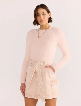 Dahlia Mini Denim Skirt