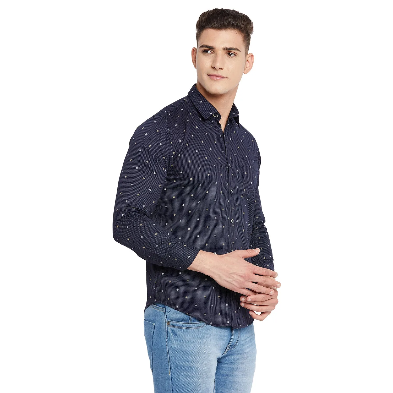 Duke Stardust Men Full Sleeve Cotton Shirt (SDO7PRSN)