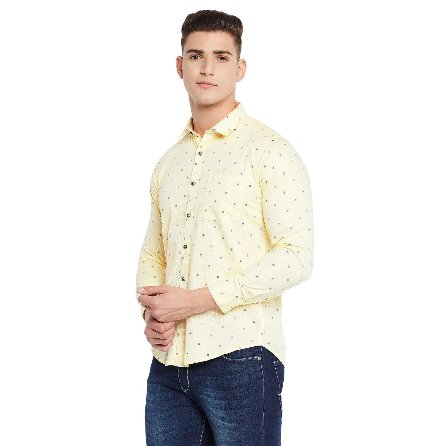 Duke Stardust Men Full Sleeve Cotton Shirt (SDO7PRSN)