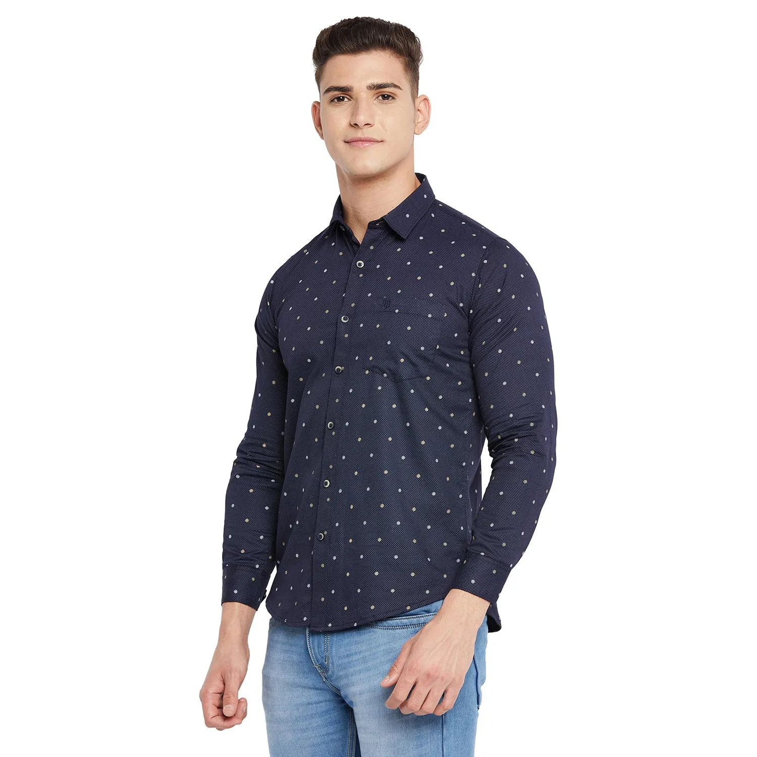 Duke Stardust Men Full Sleeve Cotton Shirt (SDO7PRSN)
