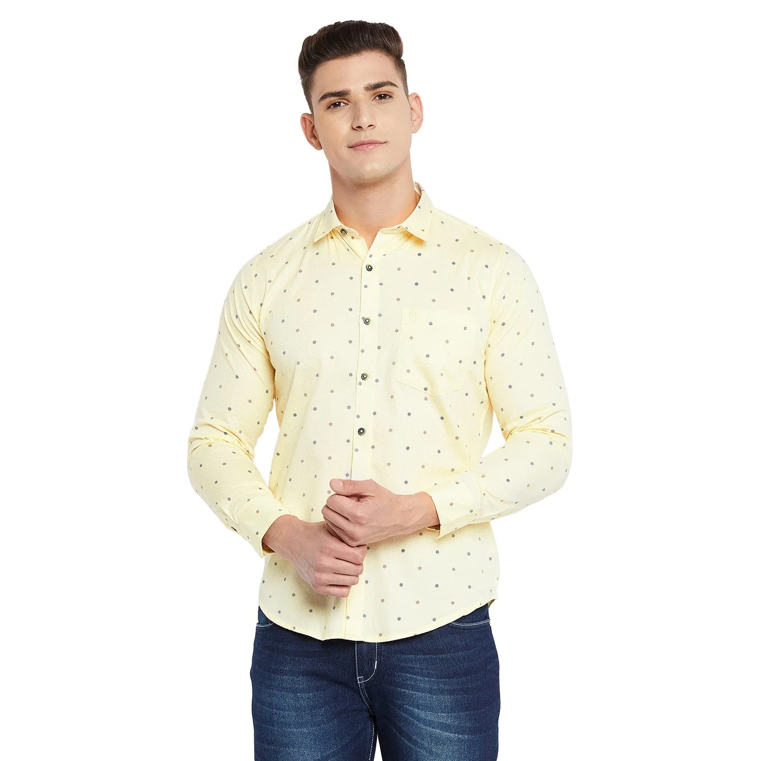 Duke Stardust Men Full Sleeve Cotton Shirt (SDO7PRSN)