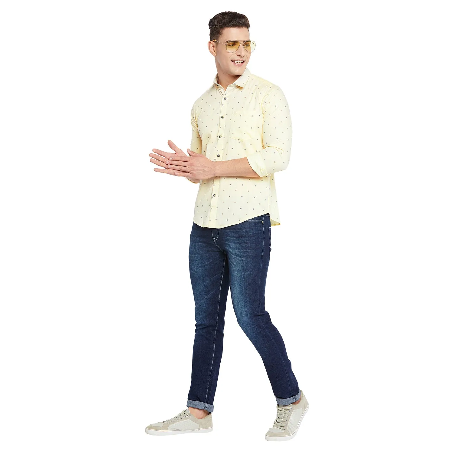 Duke Stardust Men Full Sleeve Cotton Shirt (SDO7PRSN)