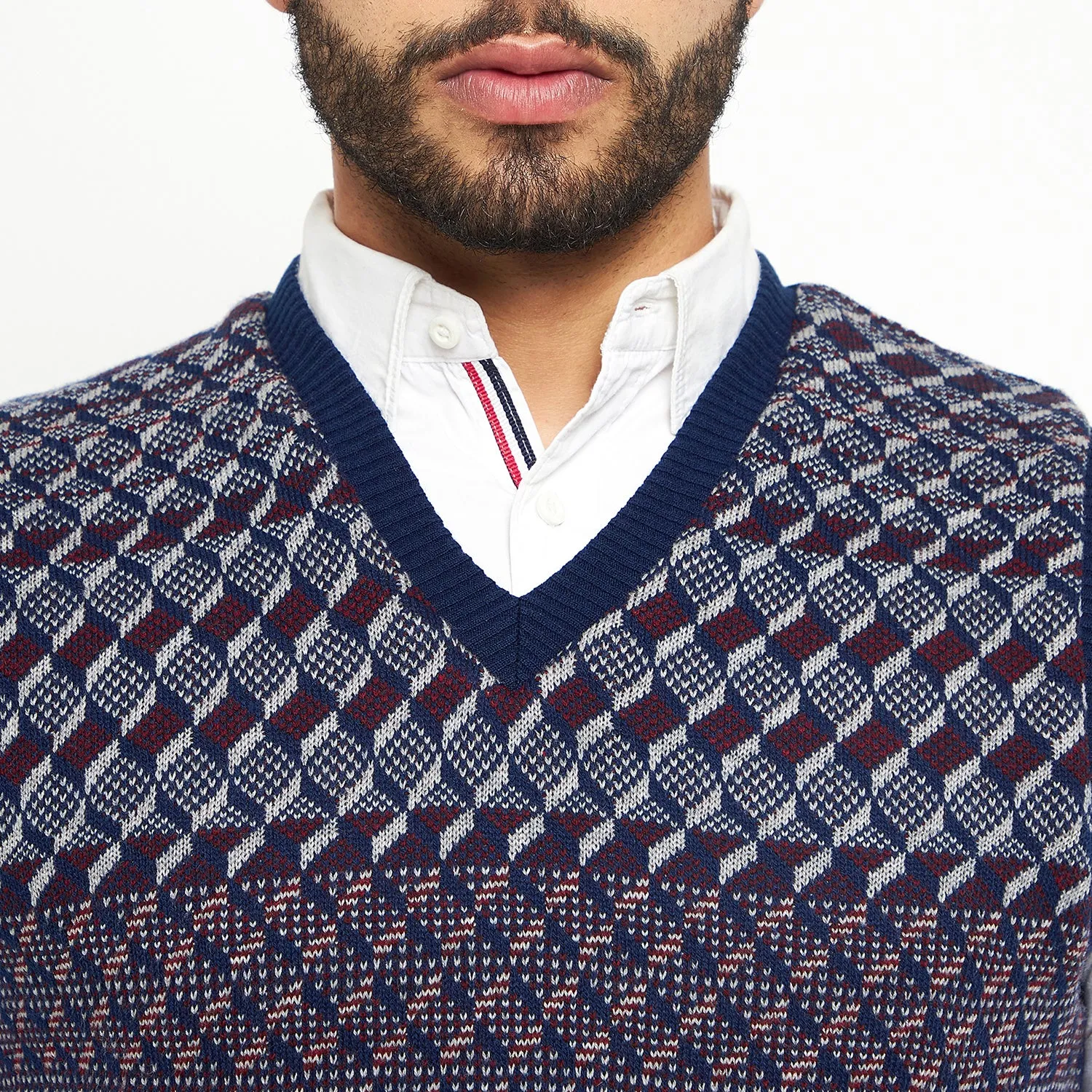 Duke Stardust Men Sleeveless Reversible Sweater (SDS2041)