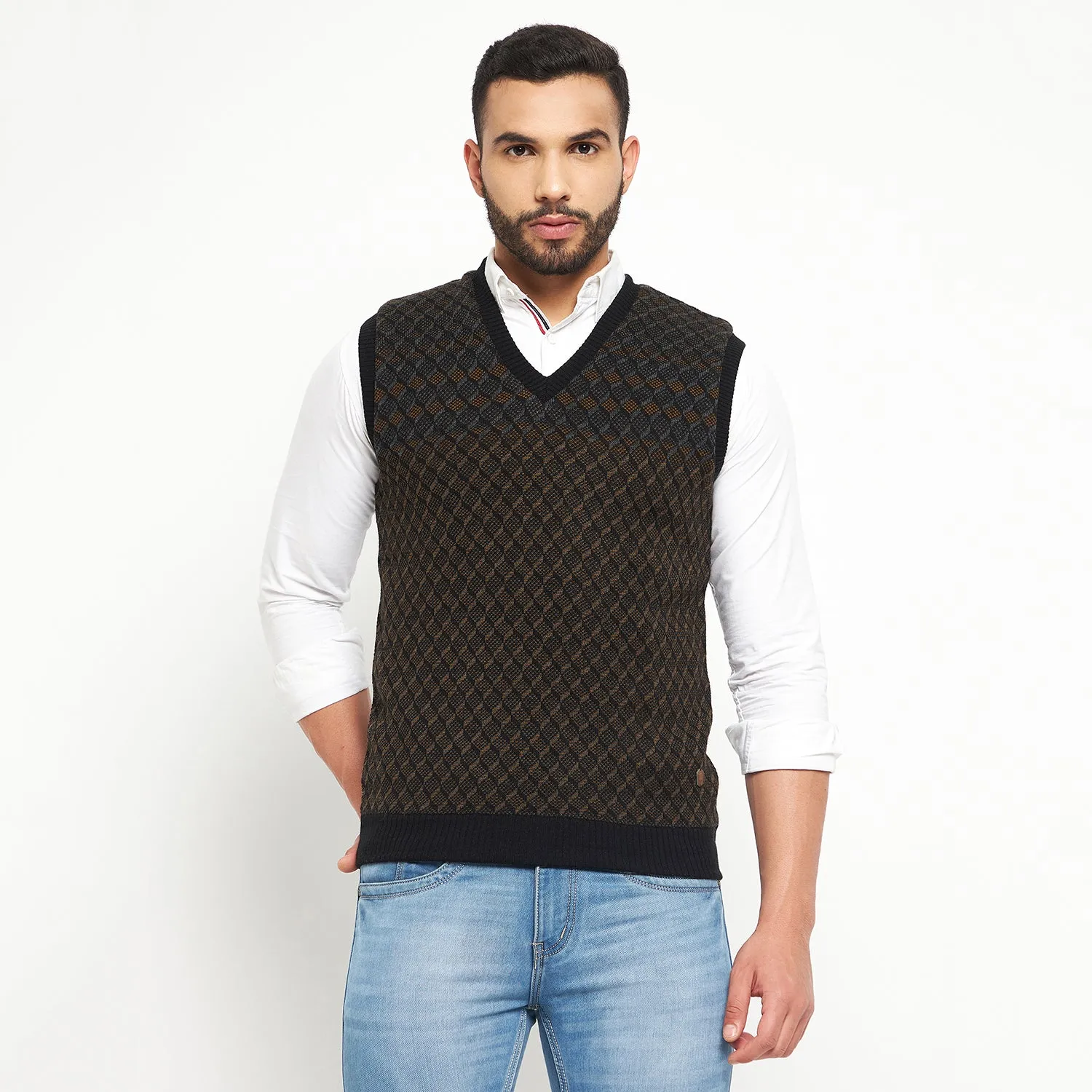 Duke Stardust Men Sleeveless Reversible Sweater (SDS2041)