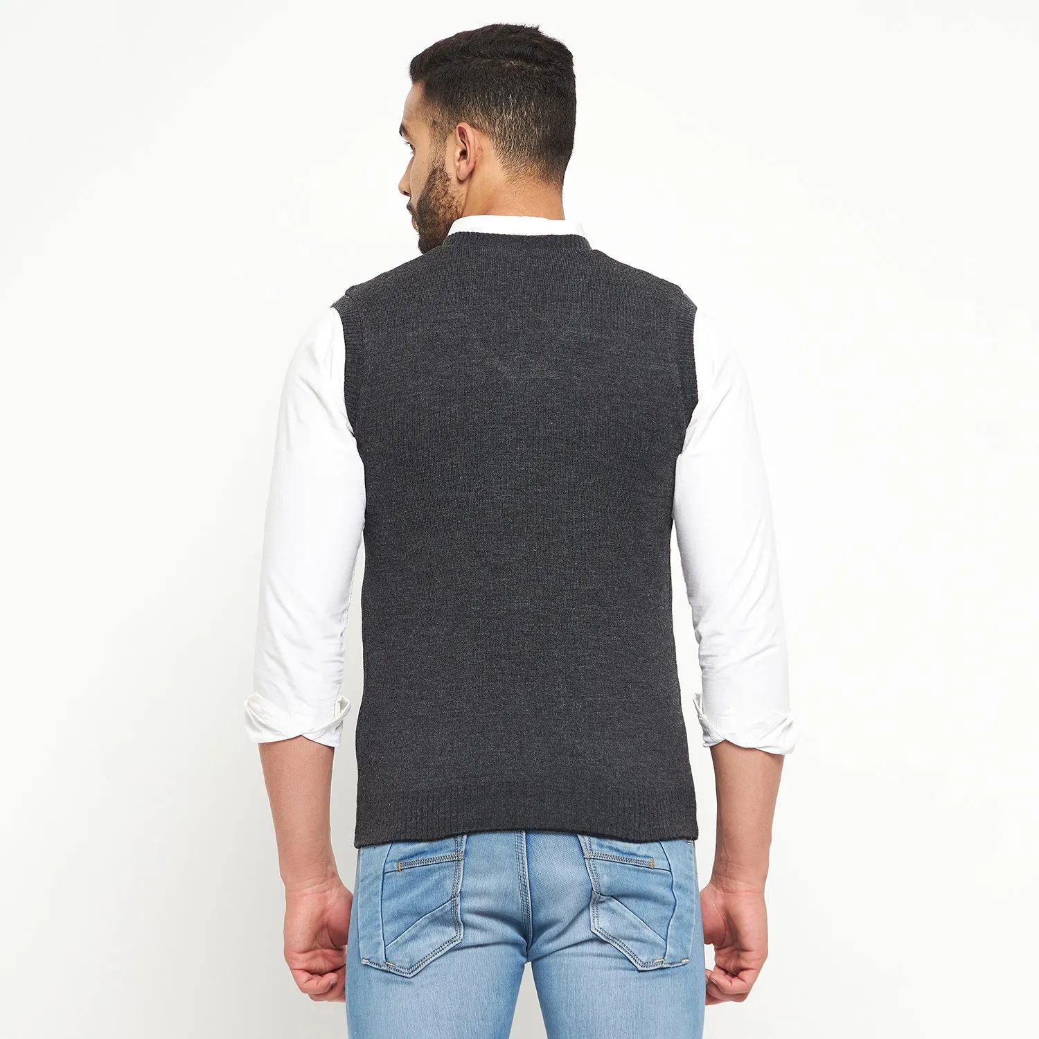 Duke Stardust Men Sleeveless Reversible Sweater (SDS2041)