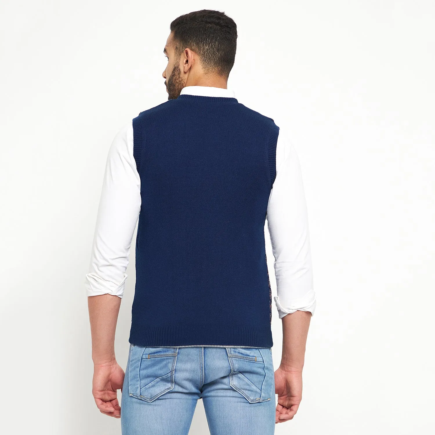 Duke Stardust Men Sleeveless Reversible Sweater (SDS2041)