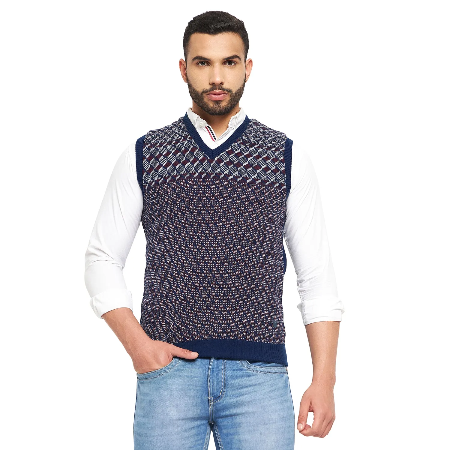 Duke Stardust Men Sleeveless Reversible Sweater (SDS2041)