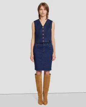 Easy Pencil Skirt in Magnolia