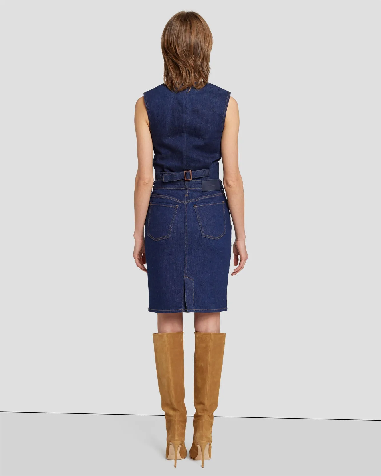 Easy Pencil Skirt in Magnolia
