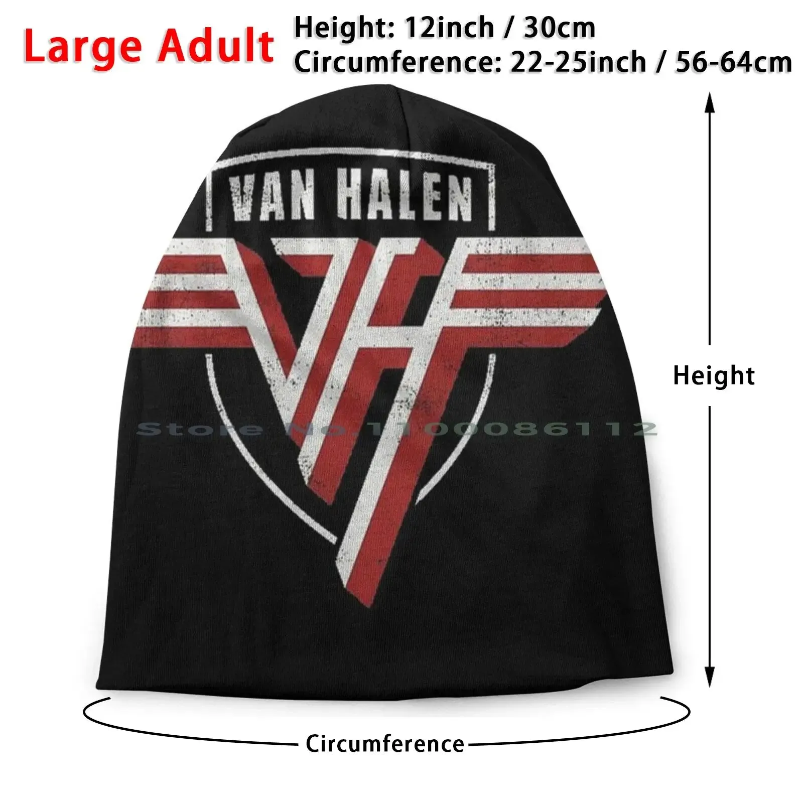 Eddie Guitar Frankenstain Knit Hat – Bold American Classic Rock Van Tour Beanie for All-Season Iconic Style