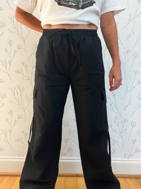 Elastic Waist Cargo Pants