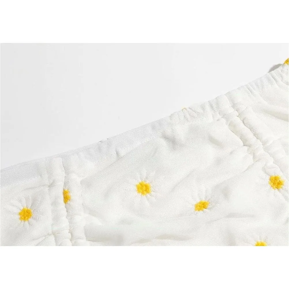 ELEGANT FLORAL EMBROIDERY SKIRT