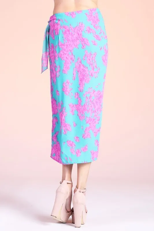 Floral Wrap Midi S