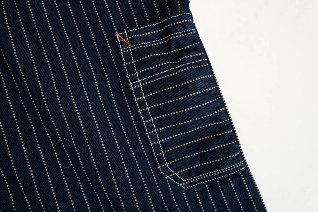 Freewheelers Indigo Wabash "Longshoreman" Trousers (Modern Straight Fit)