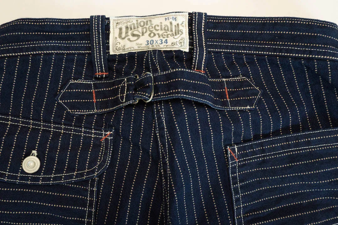 Freewheelers Indigo Wabash "Longshoreman" Trousers (Modern Straight Fit)