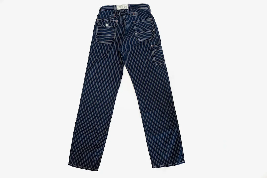 Freewheelers Indigo Wabash "Longshoreman" Trousers (Modern Straight Fit)