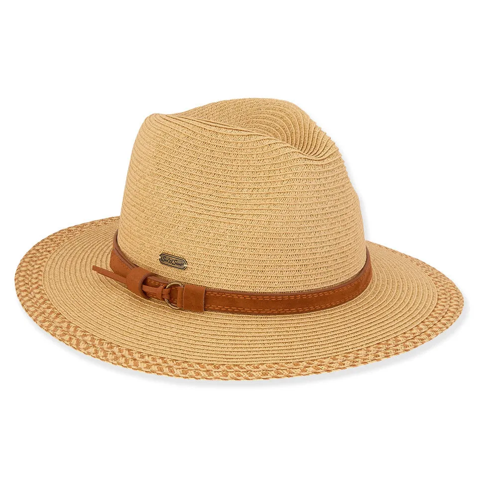 Hat-Tan-Paperbraid Safari Brim-Women's-Hh3003B