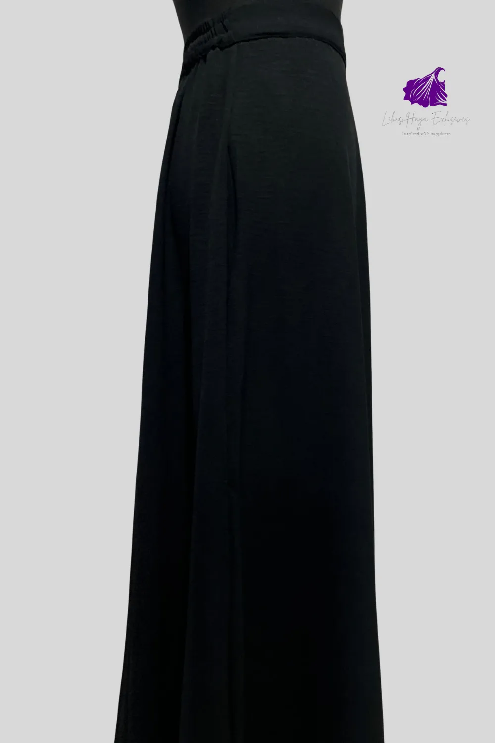 Hiba High Waist Skirt With Pockets-Black| Bestseller