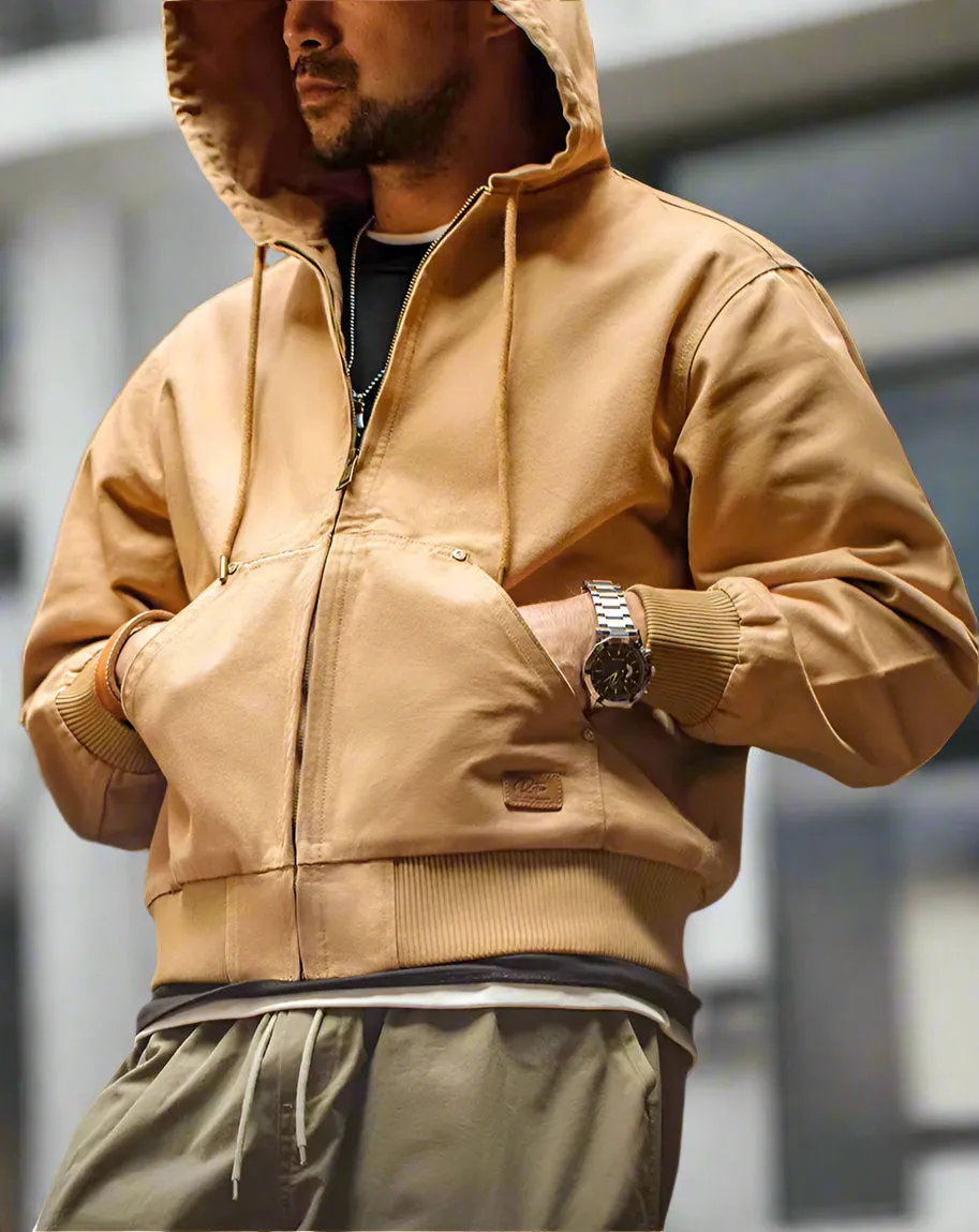 Hooded Canvas Jacket | MASON