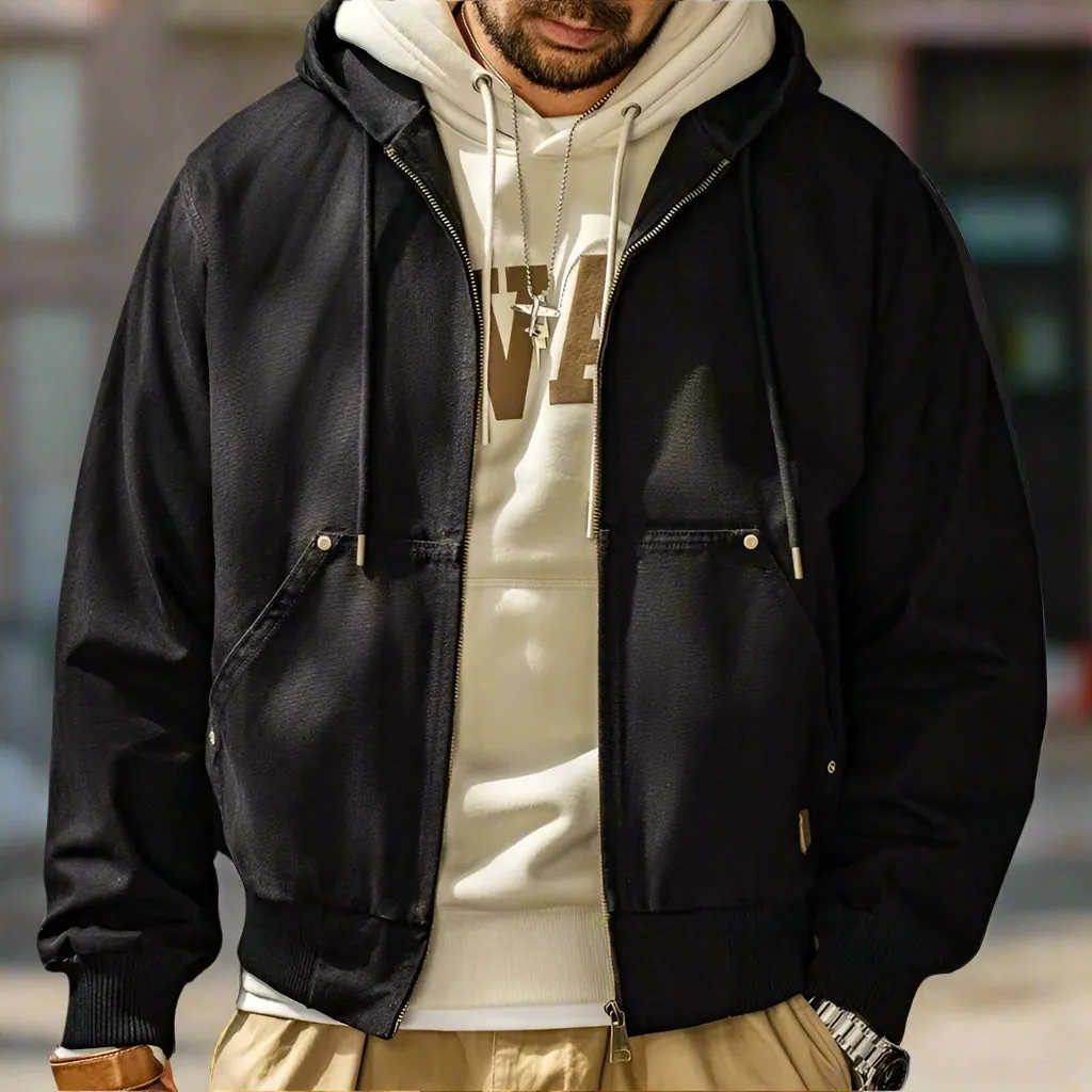 Hooded Canvas Jacket | MASON