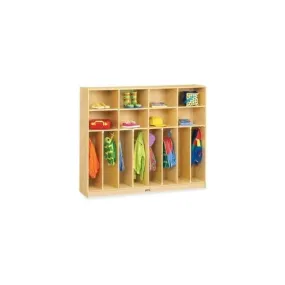 Jonti-Craft Large Neat-n-Trim Locker - 8 Compartment(s) - 50.5" Height x 60" Width x 15" Depth - Baltic - Acrylic - 8 / Each