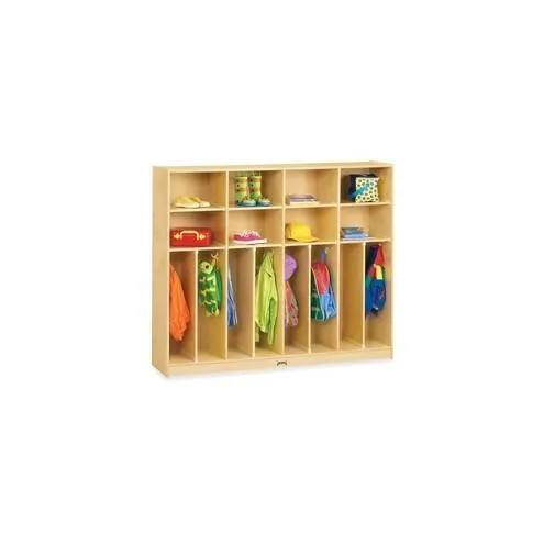Jonti-Craft Large Neat-n-Trim Locker - 8 Compartment(s) - 50.5" Height x 60" Width x 15" Depth - Baltic - Acrylic - 8 / Each