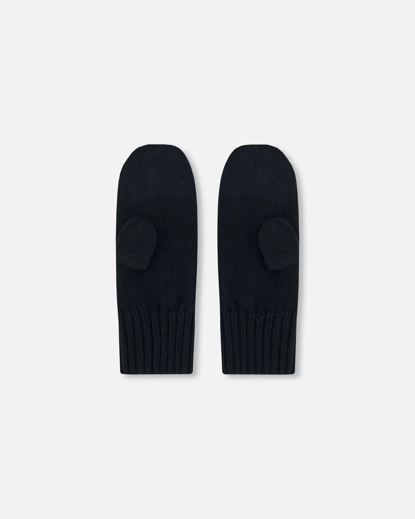 Knit Mittens Black