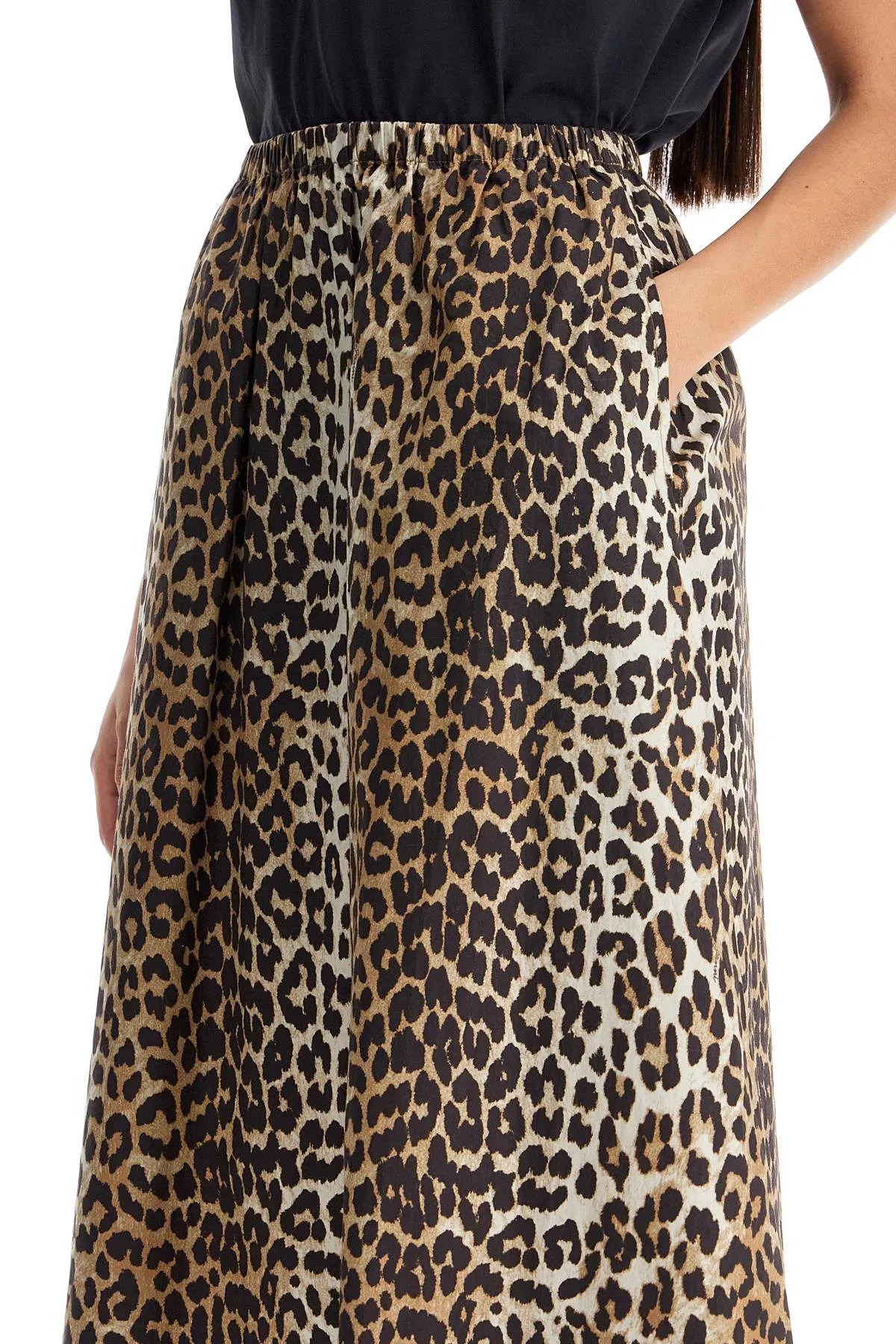 Leopard Print Maxi Skirt