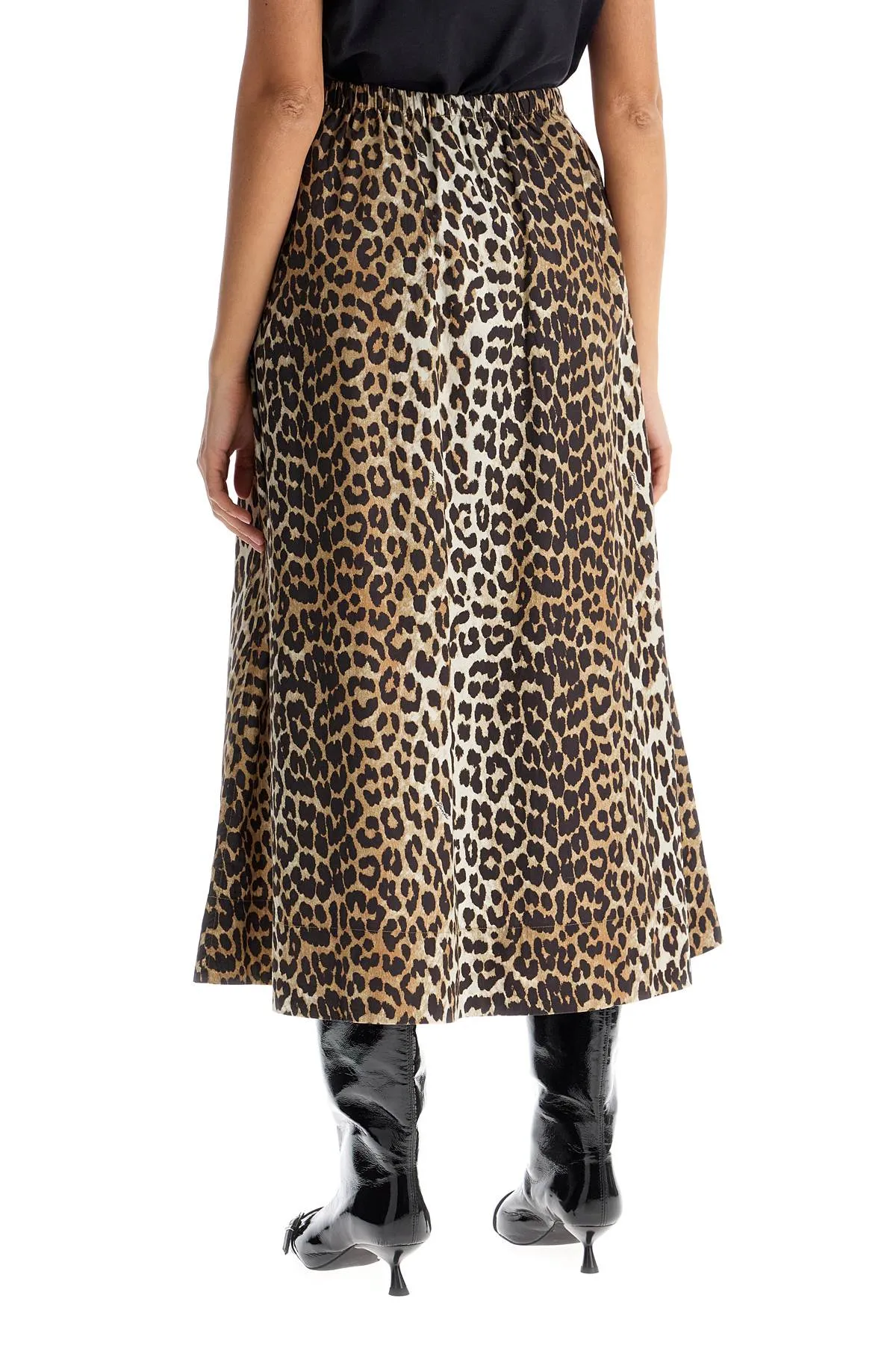 Leopard Print Maxi Skirt