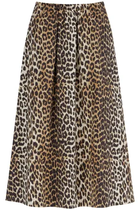 Leopard Print Maxi Skirt
