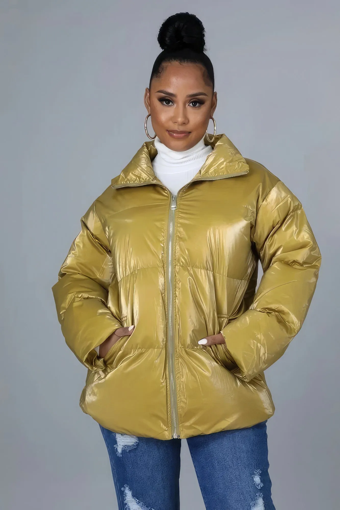 Light Mustard Bomber Jacket-Lightweight & Durable